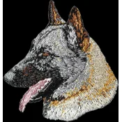 shumee Belgijski ovčar, belgijski goveji pes - našitek v obliki psa, vezeni našitek, edinstvena dekoracija nahrbtnika znamke Art-Dog