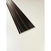 Ravna aluminijasta letev 45 mm temno rjava