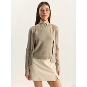 Bianco Lucci Bluza Blusen bež