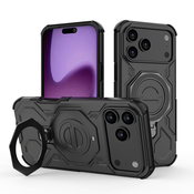 Hibridna maska Carbon Shield Pro za iPhone 17 Pro Max - black