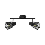 Prezent 27517 - Spot svetiljka PONTEO 2xE27/40W/230V crna