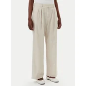 Gap Hlače iz tkanine 713998-03 Bež Wide Leg