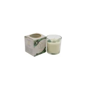 SILFC SVEČA DIŠEČA S KRISTALI 270g FLUORITE WELLBEING HEALTH