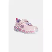 Skechers Patike za devojčice S Lights Lil Butterfly Bliss, 303066N-LPMT, Roze