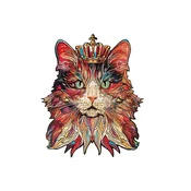 RoboTime Lesena sestavljanka Cat King