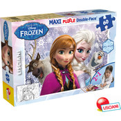 Frozen Puzzle Maxi 60 Elsa in Anna 70x50 cm 2 v 1