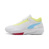 PUMA Court Pro 2 Basketball Shoes Unisex, Shoes, White/Vibrant Blue, 44