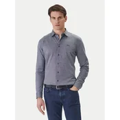 BOSS Srajca Mysoft 50519748 Mornarsko modra Slim Fit