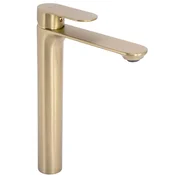 Slavina za Umivaonik Rea Drop Brush Gold High