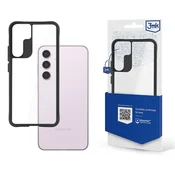 3MK Etui SATIN ARMOR + za Samsung Galaxy S24+ - črn, prozoren