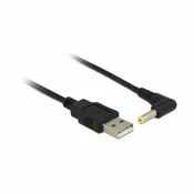 Kabel USB M – napajalni M DC 4,0 fix1,7mm kotni 1,5m Delock