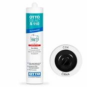 KOOP CHEM OTTOSEAL S-110 premium nevtralni gradbeni silikon, 310 ml C04 ČRNA