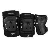 Tempish ščitniki Taky Black, črni, XL