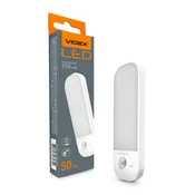 LED nočna svetilka z baterijo in senzorjem gibanja videx VL-NL014W-S