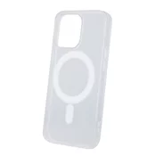 Silikonski ovitek ANTISHOCK MagSafe za iPhone 15 Pro - prozoren