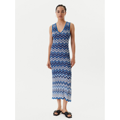 Morgan Pletena obleka 251-RMORTI Modra Slim Fit