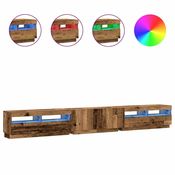 TV ormaric LED boja drva 300x35x40 cm konstruirano drvo