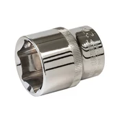 Silverline Ključ vtičnice 27 mm 1/2 HEX kratka srebrna črta
