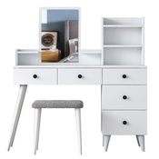 Hanah Home Sto za šminkanje 122x93,8x40cm Beli