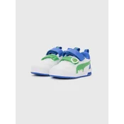 PUMA Multiflex 2 Dino Sneakers Toddlers, Shop, White/Green Fruit/Royal Sapphire, 24