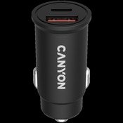 CANYON Punjac za auto USB-A/C/?-20B03