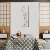 Wallity Zidna dekoracija Dream - 2, 32 x 5 x 90 cm, Zlatne boje