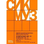SCHOSTAKOVICH:SYMPHONY NO.12 OP.112 THE YEAR 1917 STUDY SCORE