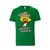 LOGOSHIRT Majica Looney Tunes Arriba! Andale!  svetlo rjava / rumena / zelena / bela