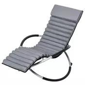 Homestar Gugalnik 2 v 1 Ergonomski gugalni stol 145x74x86 cm Temno siva