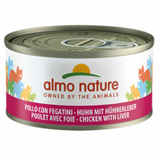 Almo Nature Natural Megapack - piščančja bedrca - 6x70 g