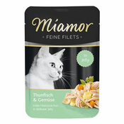 Vrečka Miamor Feine Filets tuna in zelenjava v želatini 100 g