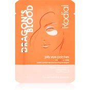 Rodial Dragons Blood Jelly Eye Patches hidrogel maska za predel okoli oči za hidracijo in učvrstitev kože 4x2 kos