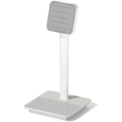 LAB22 Magnetic Phone Stand with Dual Wireless Charging - Silver