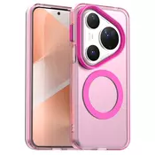 Hibridni ovitek Techsuit CandyCase MagSafe za Huawei Pura 80 Ultra - pink