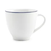 Bela porcelanasta skodelica za kapučino 200 ml Basic White – BonBistro
