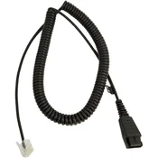 Jabra RJ45/Siemens Open Stage 1m Black telephony cable