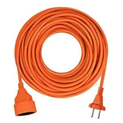 Solight 1z gibljivi kabel - priključek, 10 m, 2 x 1, 5mm2, oranžna