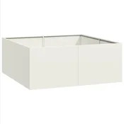 Vidaxl Sadilnik Bela 100x100x40 cm Jeklo