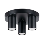 Sollux SL.1466 - Reflektor LAGOS 3xGU10/10W/230V črna