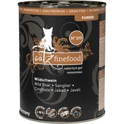 catz finefood Mačja hrana Purrrr No. 109 - divji prašič - 400 g