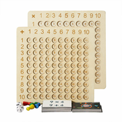 Tabla za množenje ali seštevanje - Montessori - +