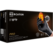 Črne nitrilne rokavice Mercator Gogrip, 50 kos, velikost XXL