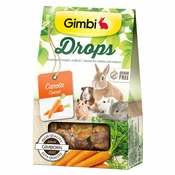 Gimbi Drops Snack s korenjem 50 g
