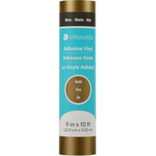 Silhouette Matte Removable Vinyl - 22,9 cm x 3 m - Gold
