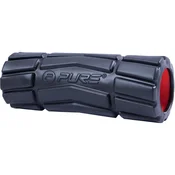 Fitnes masažni valj PURE 2 IMPROVE 36x14 cm, črn