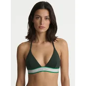 Calvin Klein Swimwear Bikini zgornji del  zelena / bela