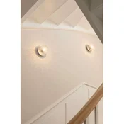 Nuura Aps Nuura Liila 1 stenska svetilka, O 14 cm, IP44, srebrna/prozorna - Kopalnica - Skandinavski - srebrna, prozorna - Kovina
