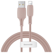 Baseus podatkovni kabel CALDC-04 Lightning na USB 2,4A QC - 1,2m roza