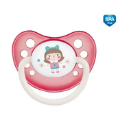 Canpol tolažilna duda - silikon pink DUDA 0-6 M TOYS 232560