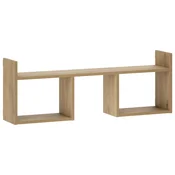 vidaXL Stenska polica Artisan hrast 90 x 17 x 32 cm Inženirski les